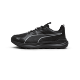 PUMA Reflect Lite Trail PTX in Black/Silver/Cool Dark Grey Angle 1