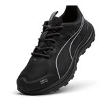PUMA Reflect Lite Trail PTX in Black/Silver/Cool Dark Grey Angle 2