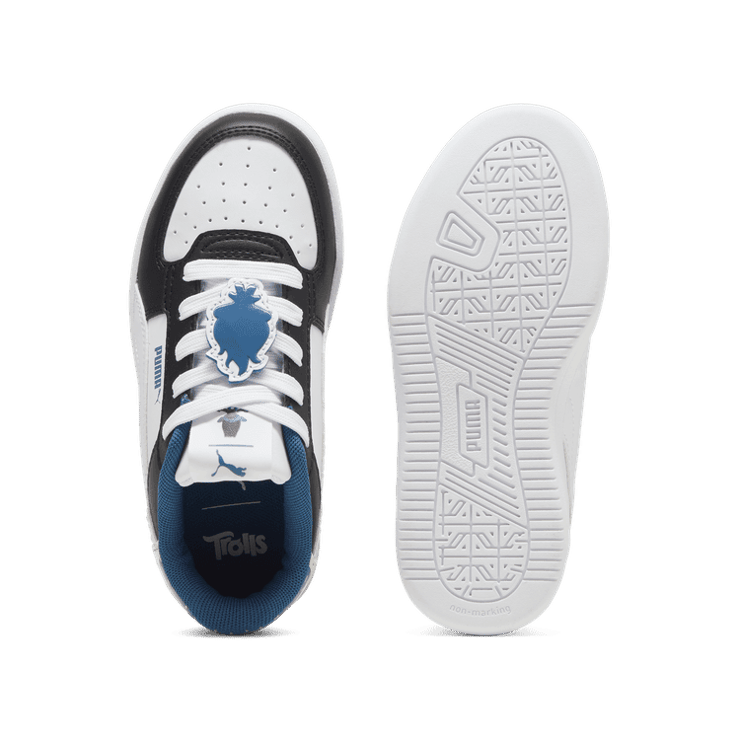 PUMA x TROLLS Caven 2.0 Sneakers in Black/White/Blue Horizon (PS) Angle 0