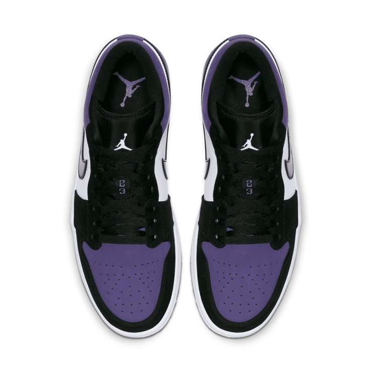 Jordan 1 Low Court Purple Angle 1