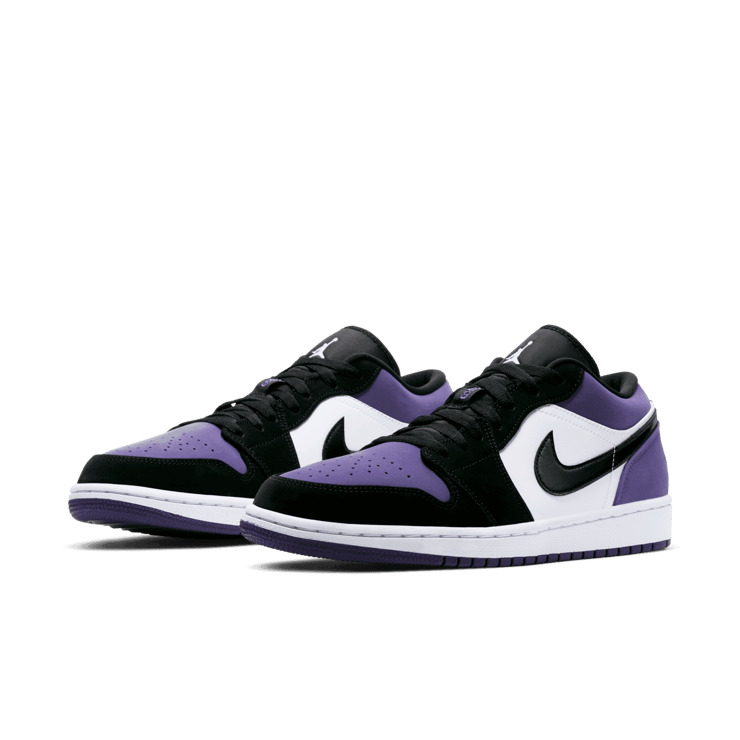 Jordan 1 Low Court Purple Angle 2