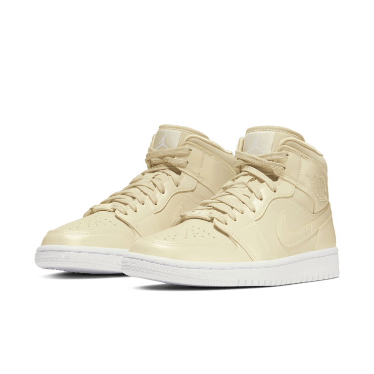 Jordan 1 Mid Goose Feather Yellow (W) Angle 2