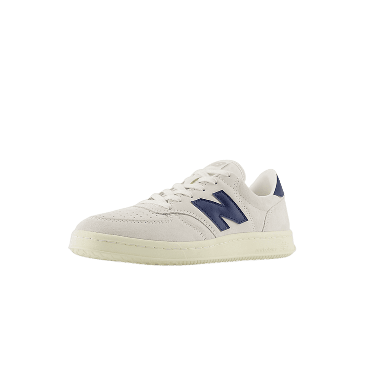 New Balance T500 Sea Salt Navy Angora Angle 7