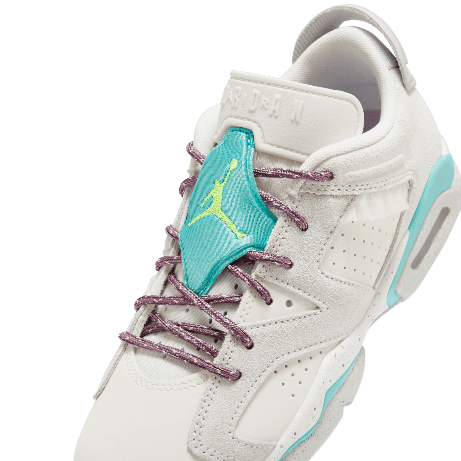 retro 6 blue pink green