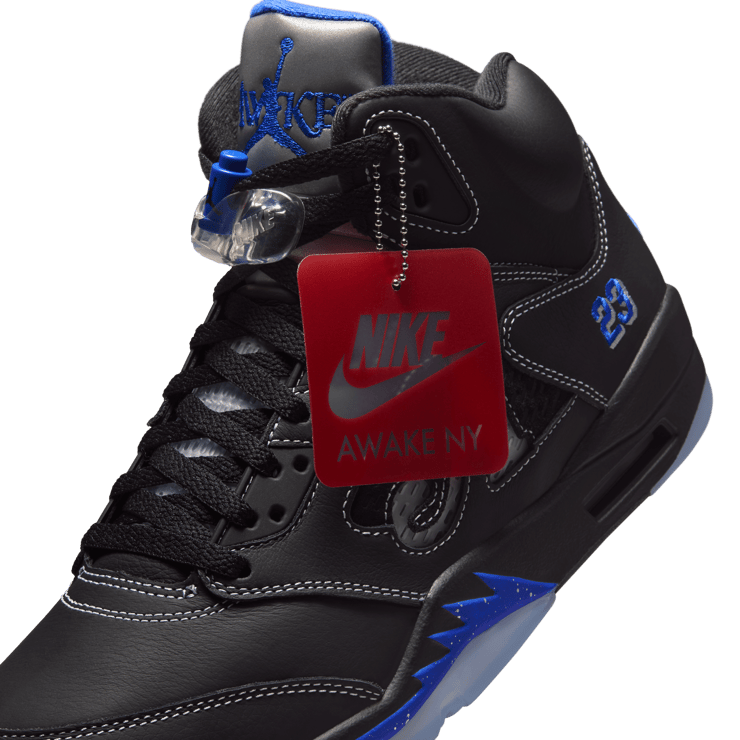 Air Jordan 5 Retro Awake NY Black Racer Blue Angle 13