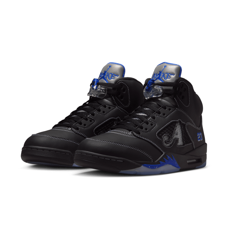 Air Jordan 5 Retro Awake NY Black Racer Blue Angle 5