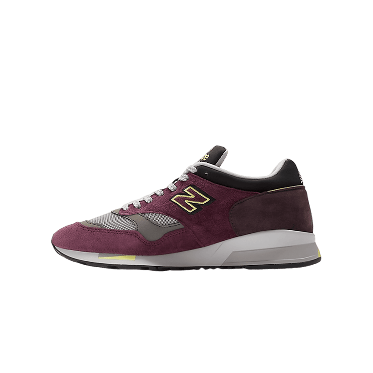 New Balance 1500 Made in UK Purple Neon Yellow Angle 0