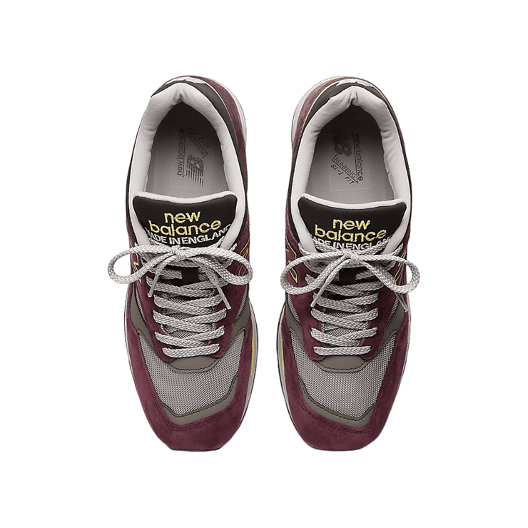 New Balance 1500 Made in UK Purple Neon Yellow Angle 1