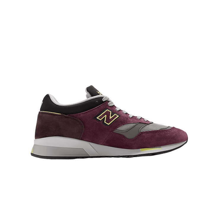 New Balance 1500 Made in UK Purple Neon Yellow Angle 6