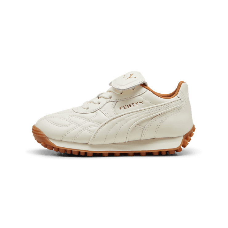 FENTY x PUMA AVANTI VL Sneakers in Warm White (PS) Angle 1