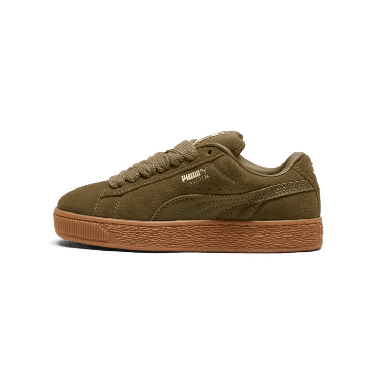 PUMA Suede XL Sneakers in Wild Willow/Wild Willow/Sugared Almond Angle 1
