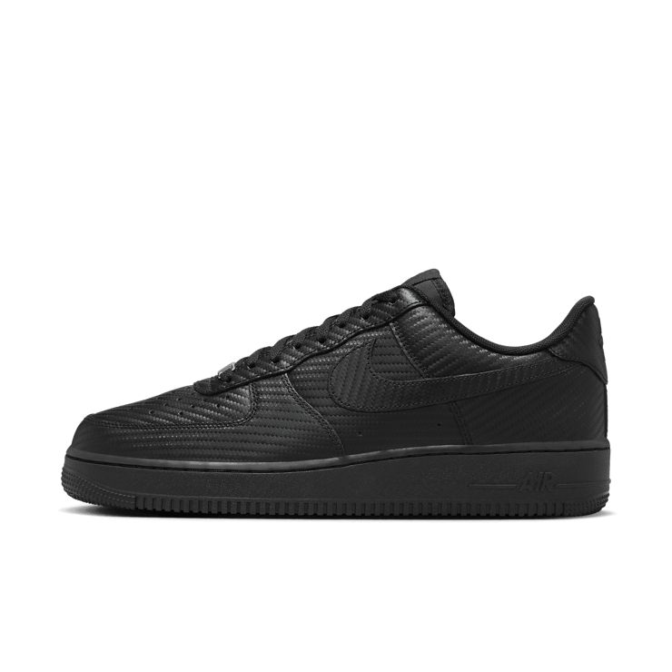 Nike Air Force 1 Low Carbon Fiber Black Angle 0