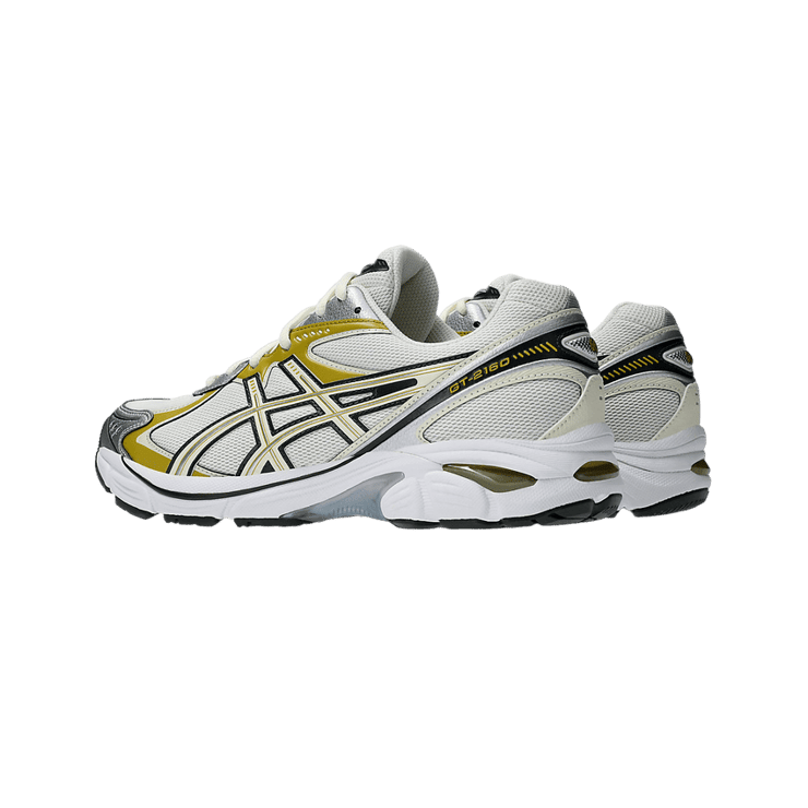 ASICS GT-2160 Cream Dark Mustard Angle 1