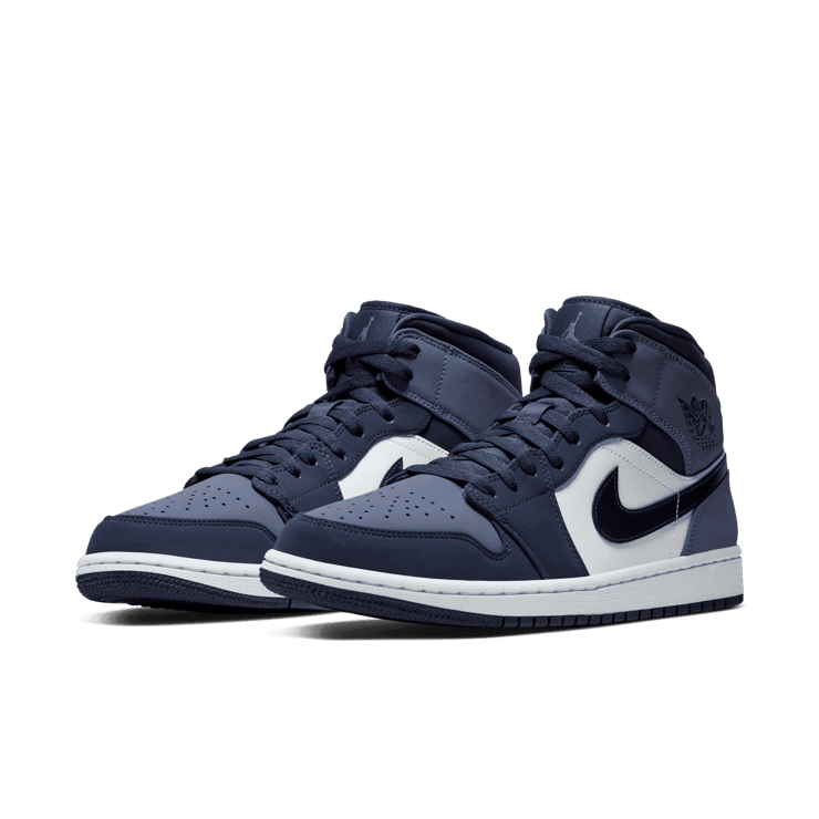 Jordan 1 Mid Obsidian Sanded Purple Angle 2