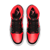 Jordan 1 Mid Hot Punch Black (W) Angle 1