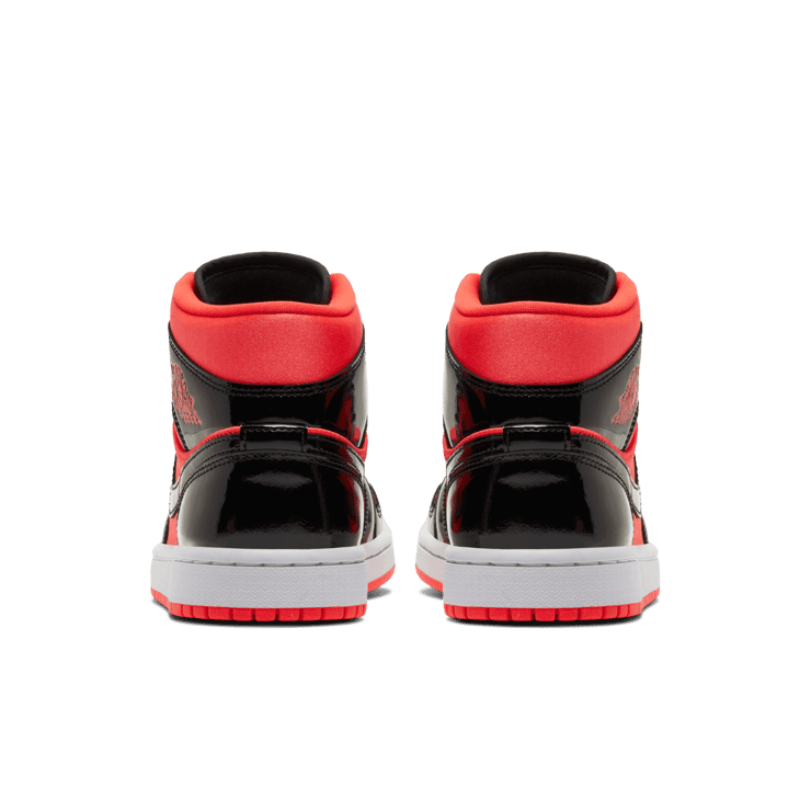 Jordan 1 Mid Hot Punch Black (W) Angle 3