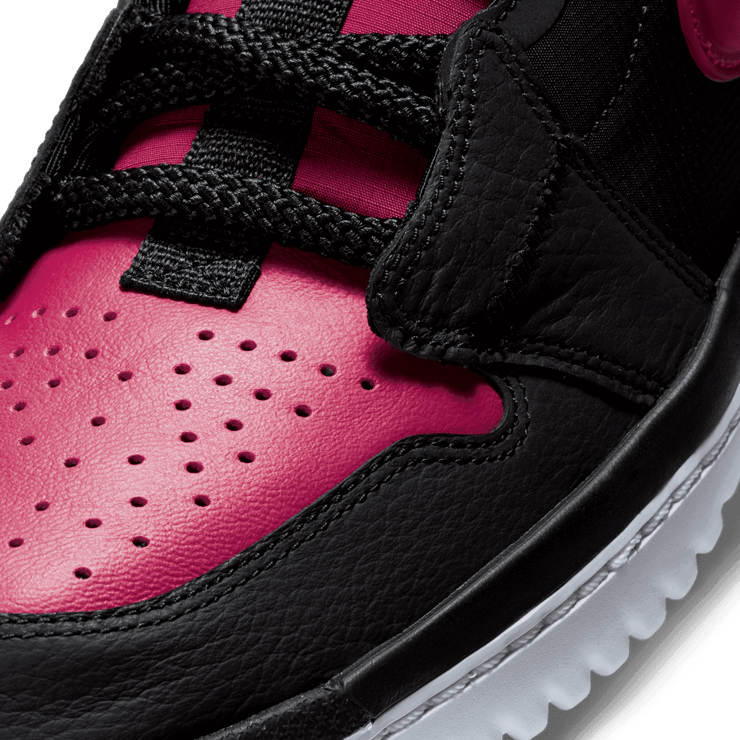 Jordan 1 High React Black Noble Red Angle 5