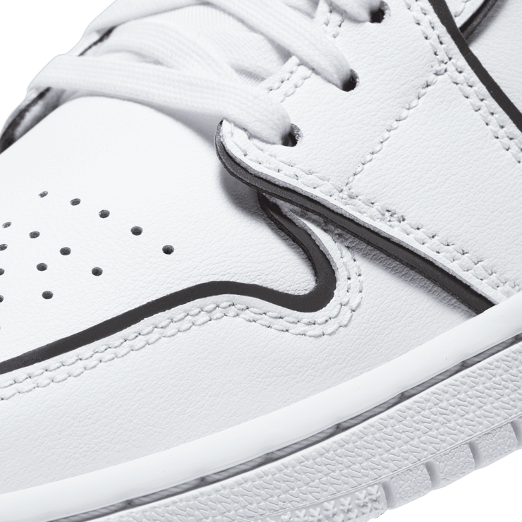 Jordan 1 Mid Iridescent Reflective White (W) Angle 8