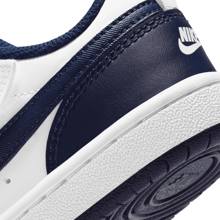 Nike Court Borough Low 2 'White Signal Blue' (PS) Angle 5