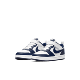 Nike Court Borough Low 2 'White Signal Blue' (PS) Angle 2