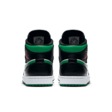 Jordan 1 Mid Green Toe Angle 3