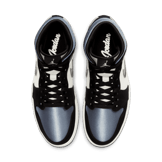 Jordan 1 Mid Satin Grey Toe Angle 1