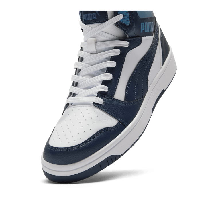 PUMA Rebound Sneakers in Dark Blue Angle 3