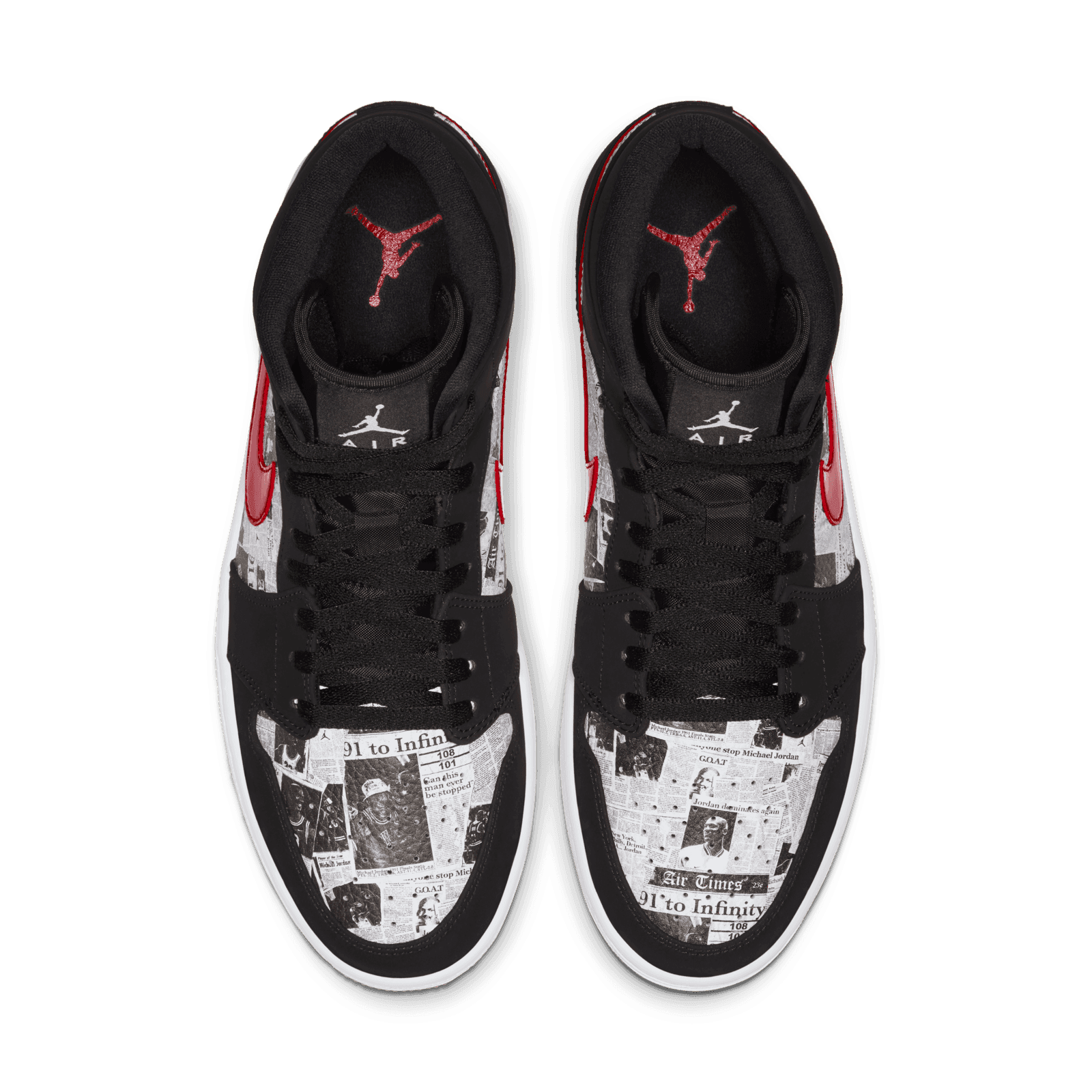 jordan with newspaper