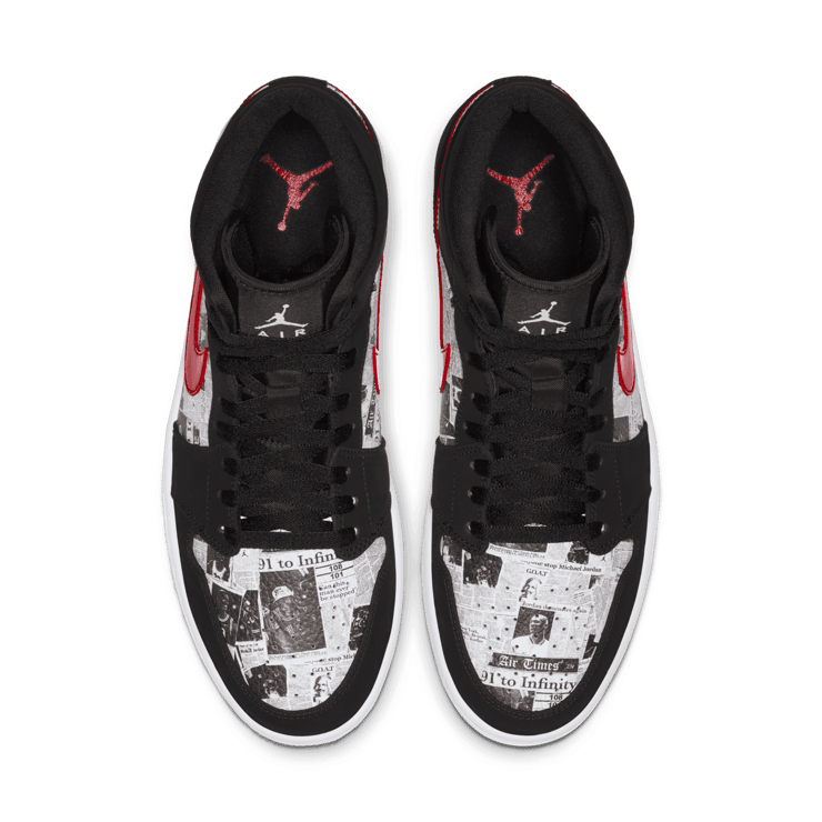 Jordan Mid Newspaper Air Times 852542-061 Raffles Where to Buy