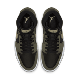 Jordan 1 Mid Military Olive (W) Angle 1