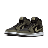 Jordan 1 Mid Military Olive (W) Angle 2