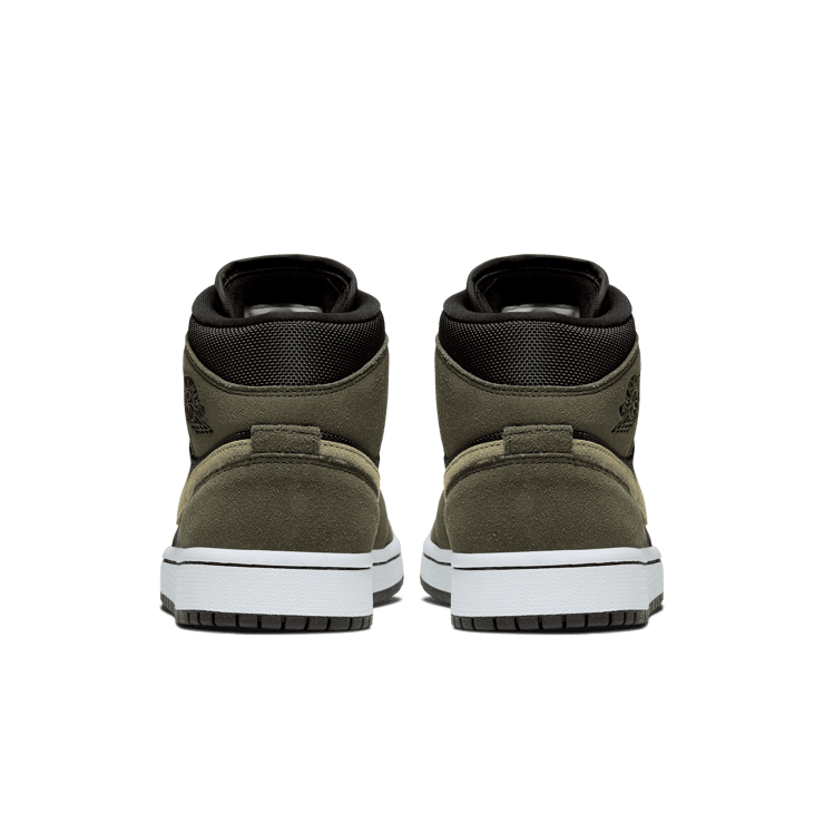 Jordan 1 Mid Military Olive (W) Angle 3