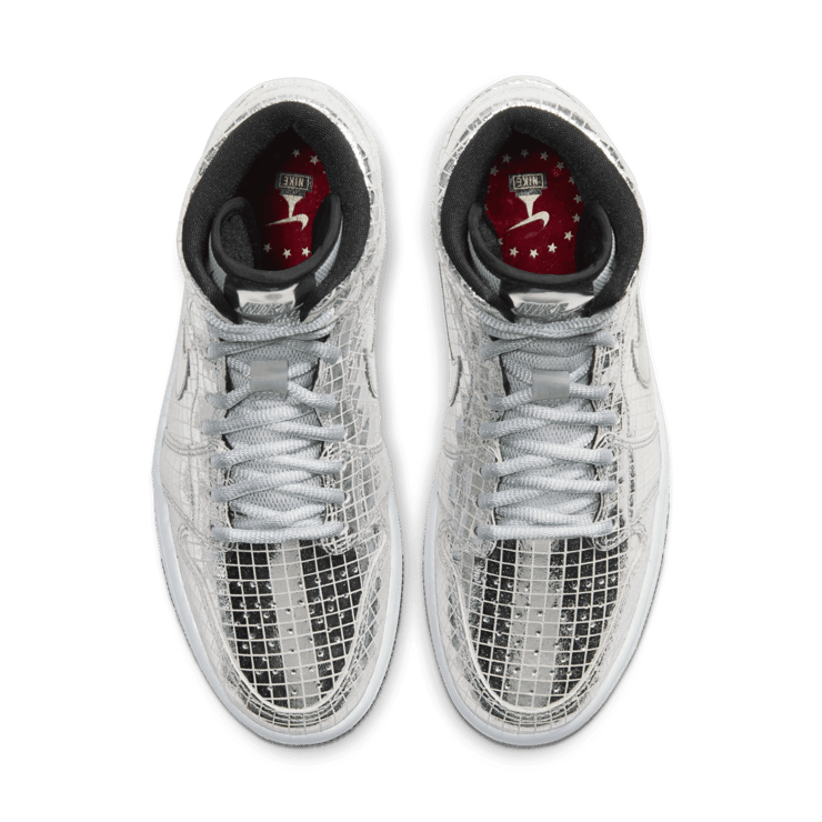 Jordan 1 Mid SE Disco Metallic Silver (W) - CU9304-001 Jordan 1 Mid SE Disco Metallic Silver (W) - CU9304-001