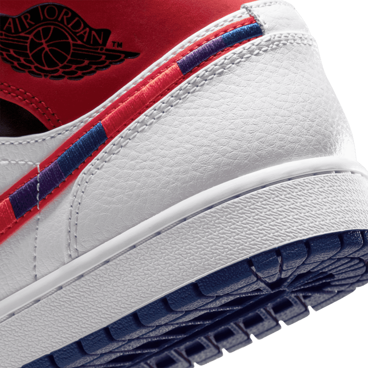 Jordan 1 Mid Multi-Color Swoosh Angle 6