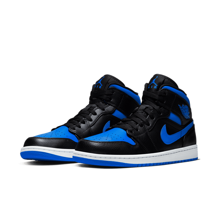 Jordan 1 Mid Royal (2020) Angle 2