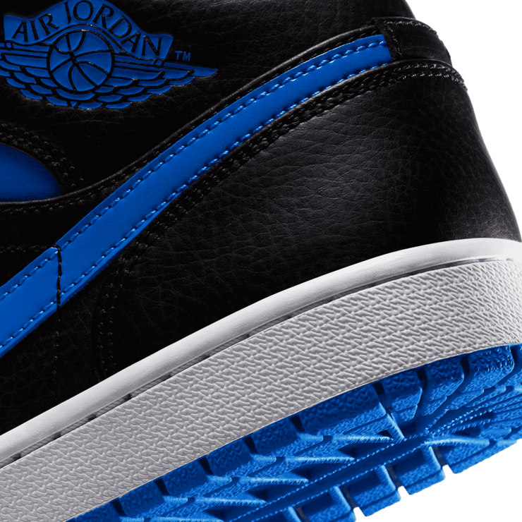 Jordan 1 Mid Royal (2020) Angle 5