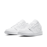 Jordan 1 Low White (W) Angle 2