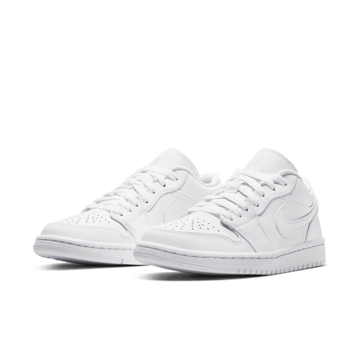 Jordan 1 Low White (W) Angle 2