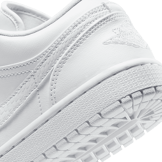 Jordan 1 Low White (W) Angle 5