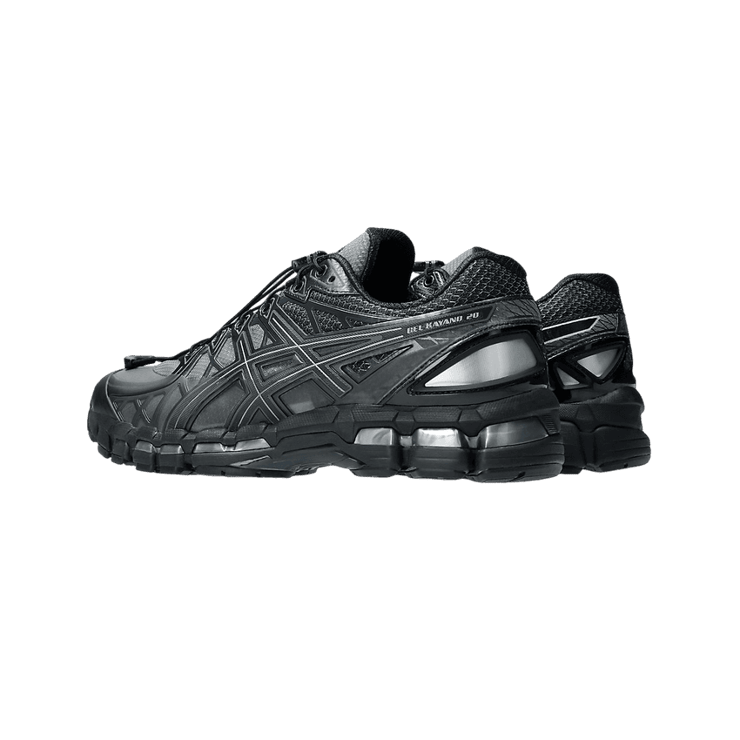 Asics Gel-Kayano 20 Unaffected Black Obsidian Angle 1