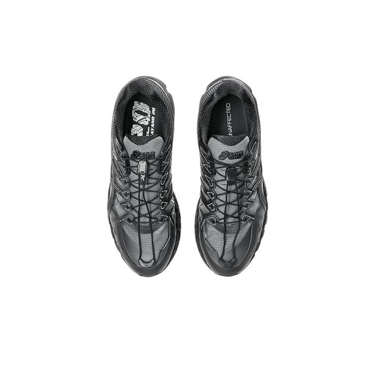 Asics Gel-Kayano 20 Unaffected Black Obsidian Angle 4