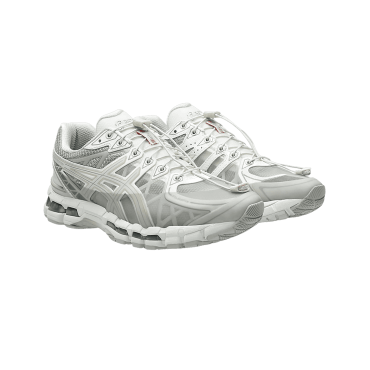Asics Gel-Kayano 20 Unaffected White Glacier Angle 0