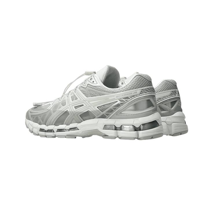 Asics Gel-Kayano 20 Unaffected White Glacier Angle 1