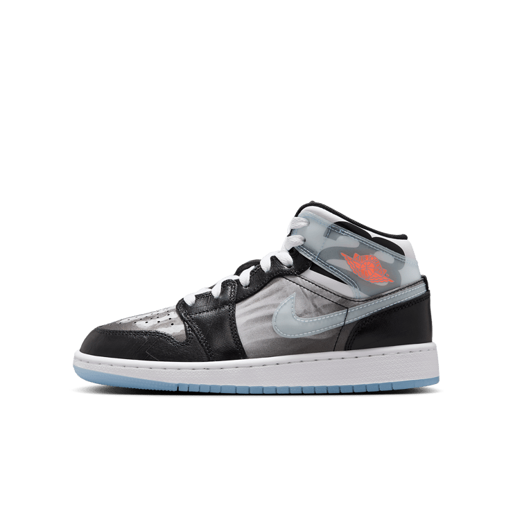 Air Jordan 1 Mid SS X-Ray (GS) Angle 0