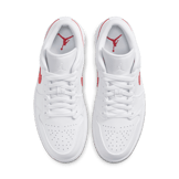 Jordan 1 Low White University Red (W) Angle 1