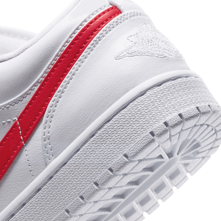 Jordan 1 Low White University Red (W) Angle 5