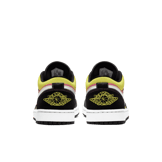 Jordan 1 Low Black Active Fuchsia Cyber Angle 3
