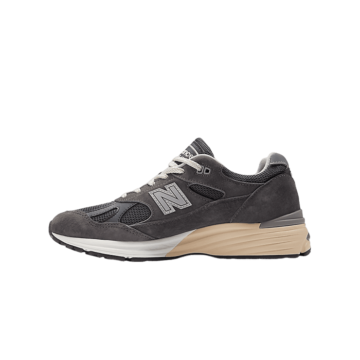New Balance 991v2 Made in UK Dark Gull Grey Angle 0