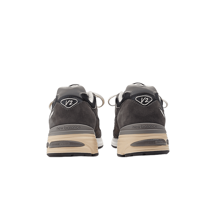 New Balance 991v2 Made in UK Dark Gull Grey Angle 4