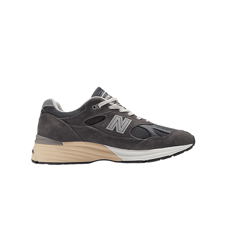 New Balance 991v2 Made in UK Dark Gull Grey Angle 6